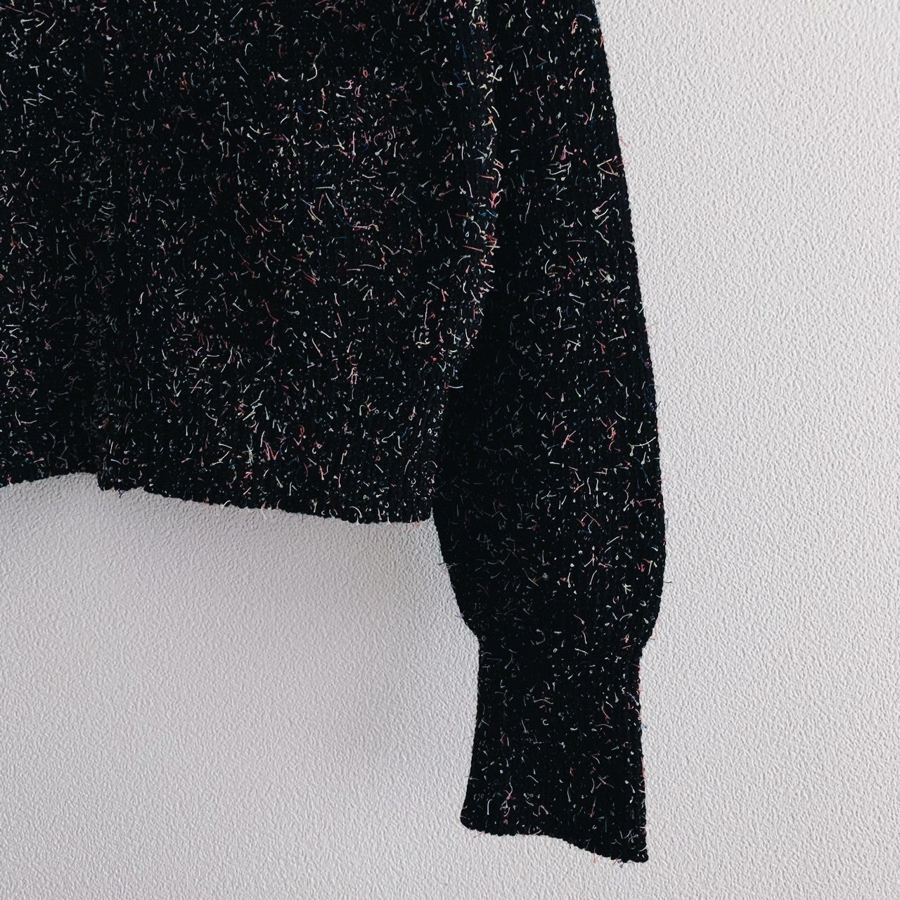 MIXED COLOR KNIT CARDIGAN