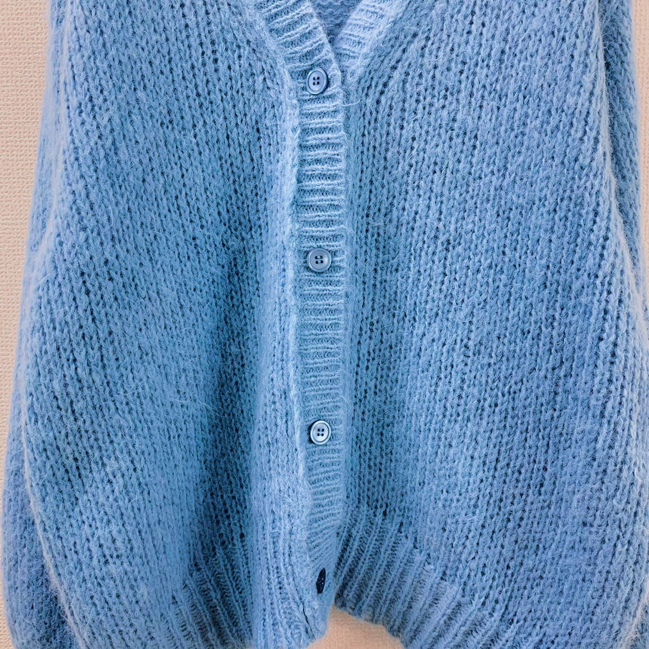 CONTRAST STITCH KNIT CARDIGAN