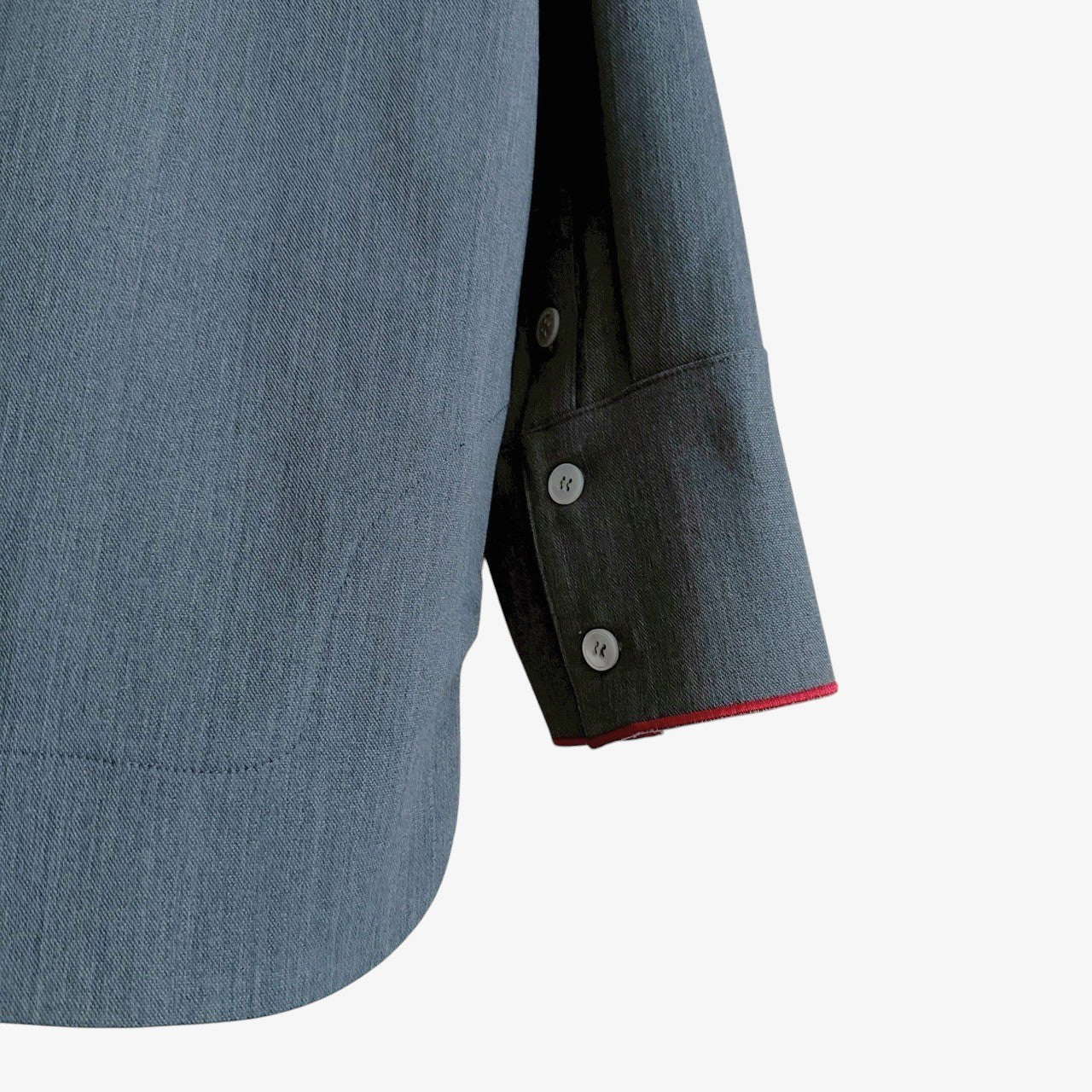 BUTTERFLY COLLAR DENIM SHIRT