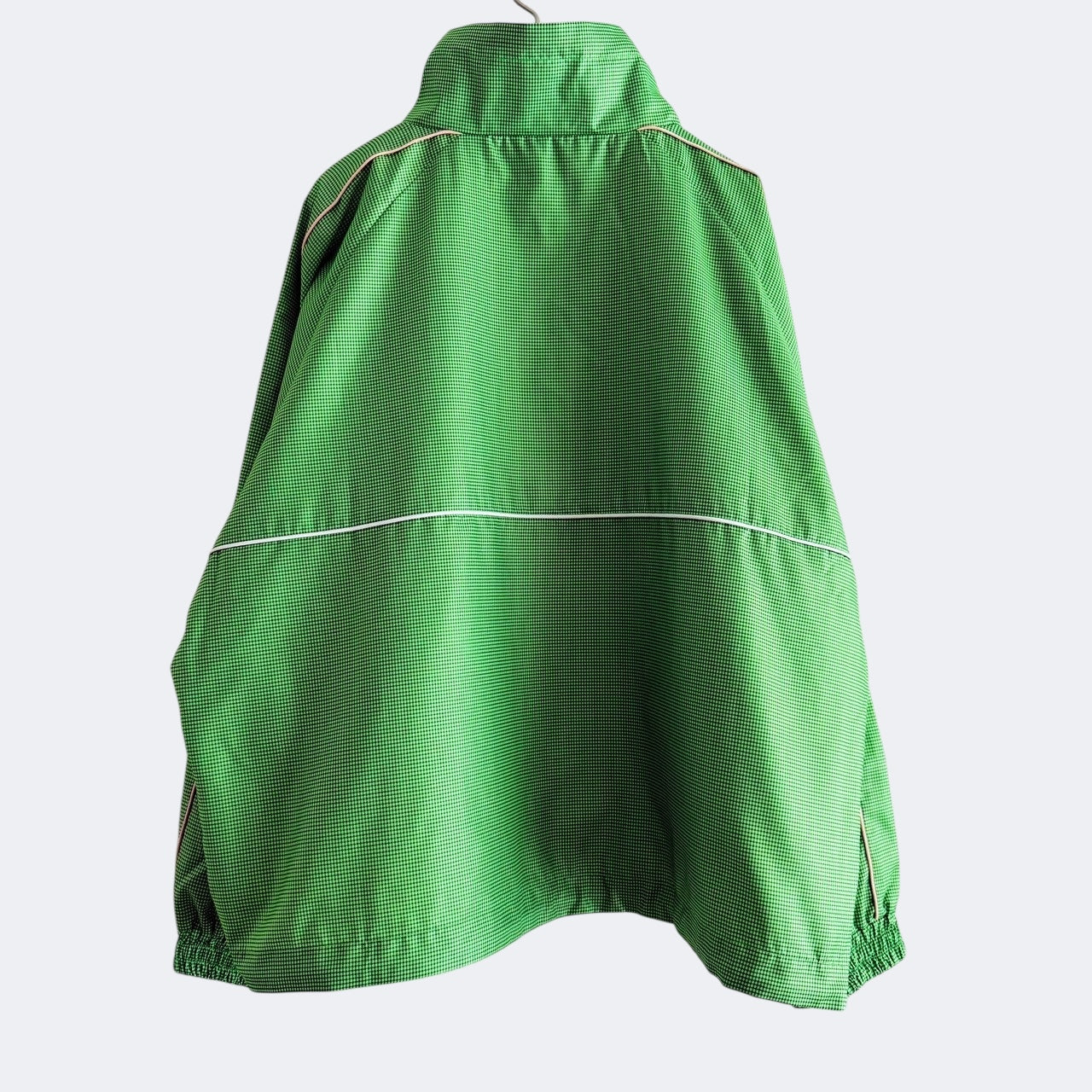 【PRE-ORDER】GINGHAM PANEL TRACK JACKET