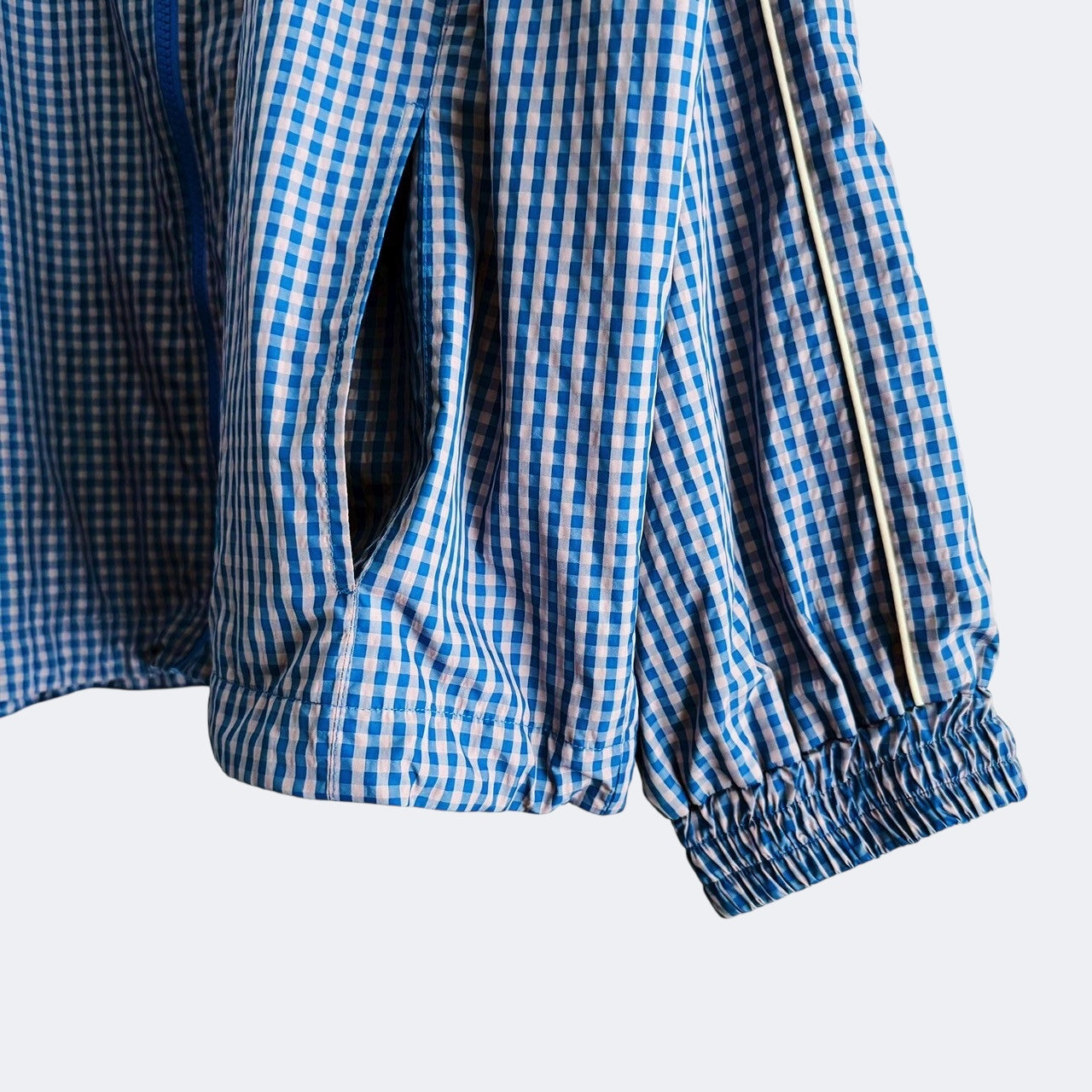 【PRE-ORDER】GINGHAM PANEL TRACK JACKET