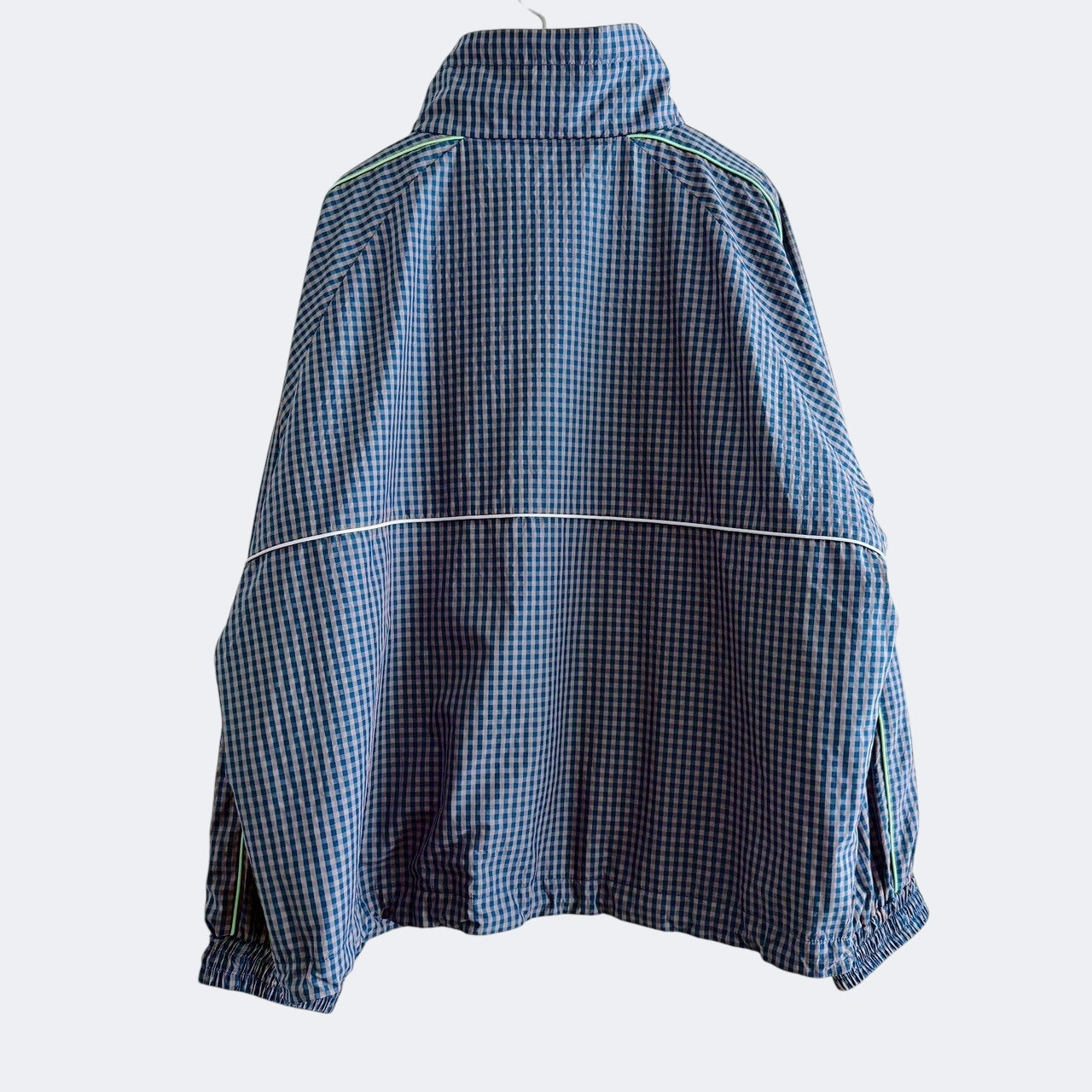 【PRE-ORDER】GINGHAM PANEL TRACK JACKET