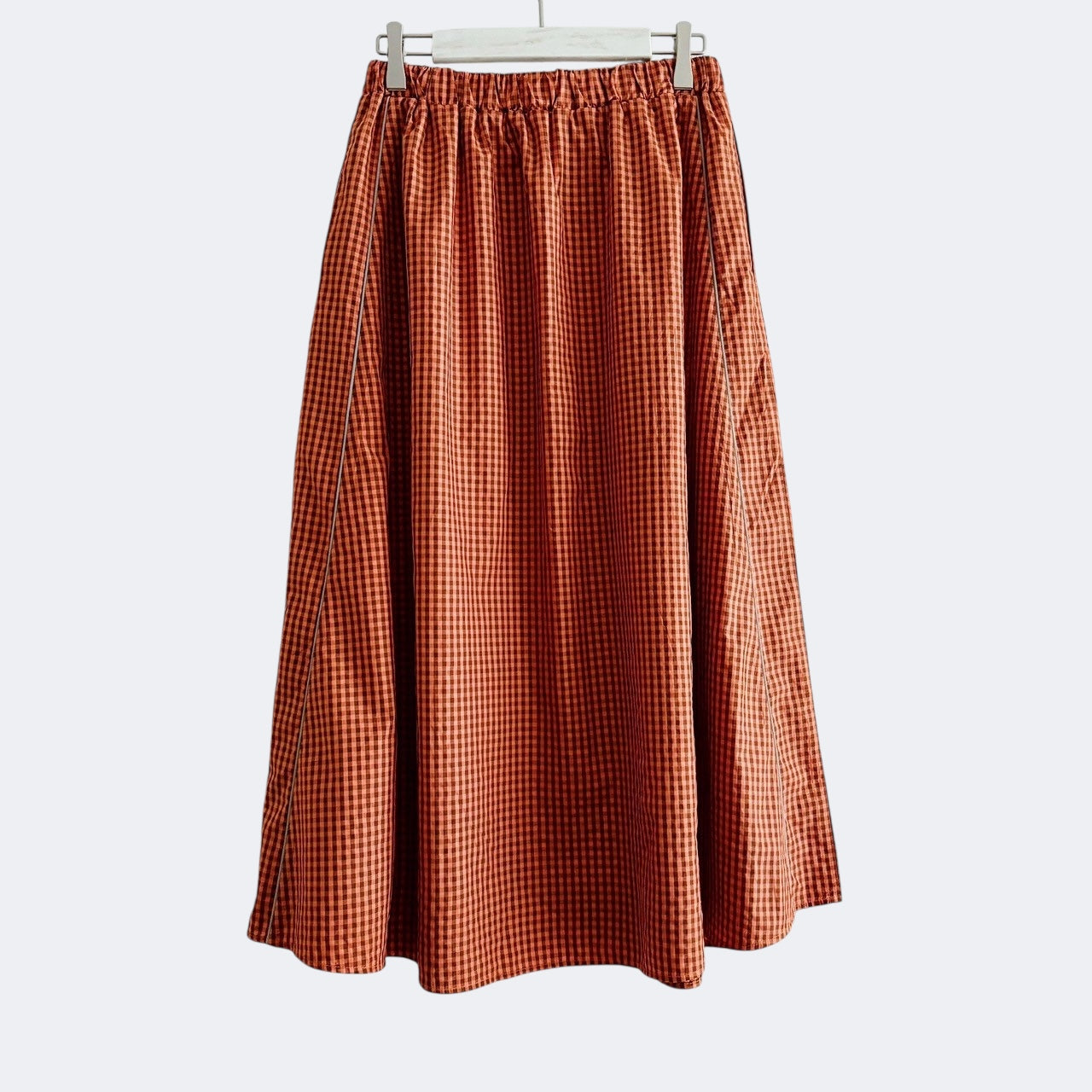 【PRE-ORDER】GINGHAM FLARE SKIRT