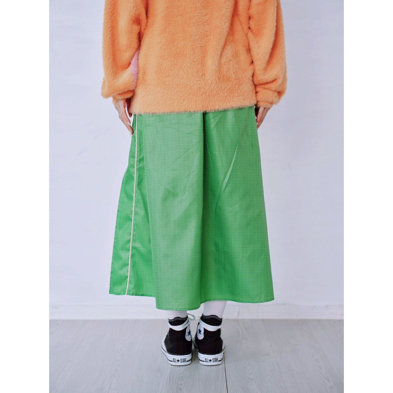 【PRE-ORDER】GINGHAM FLARE SKIRT
