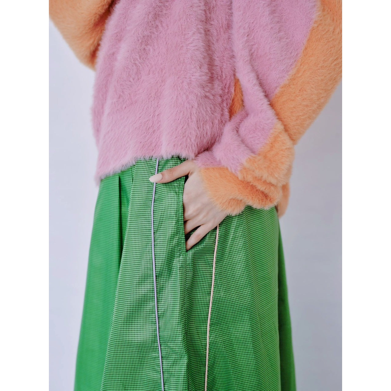 【PRE-ORDER】GINGHAM FLARE SKIRT