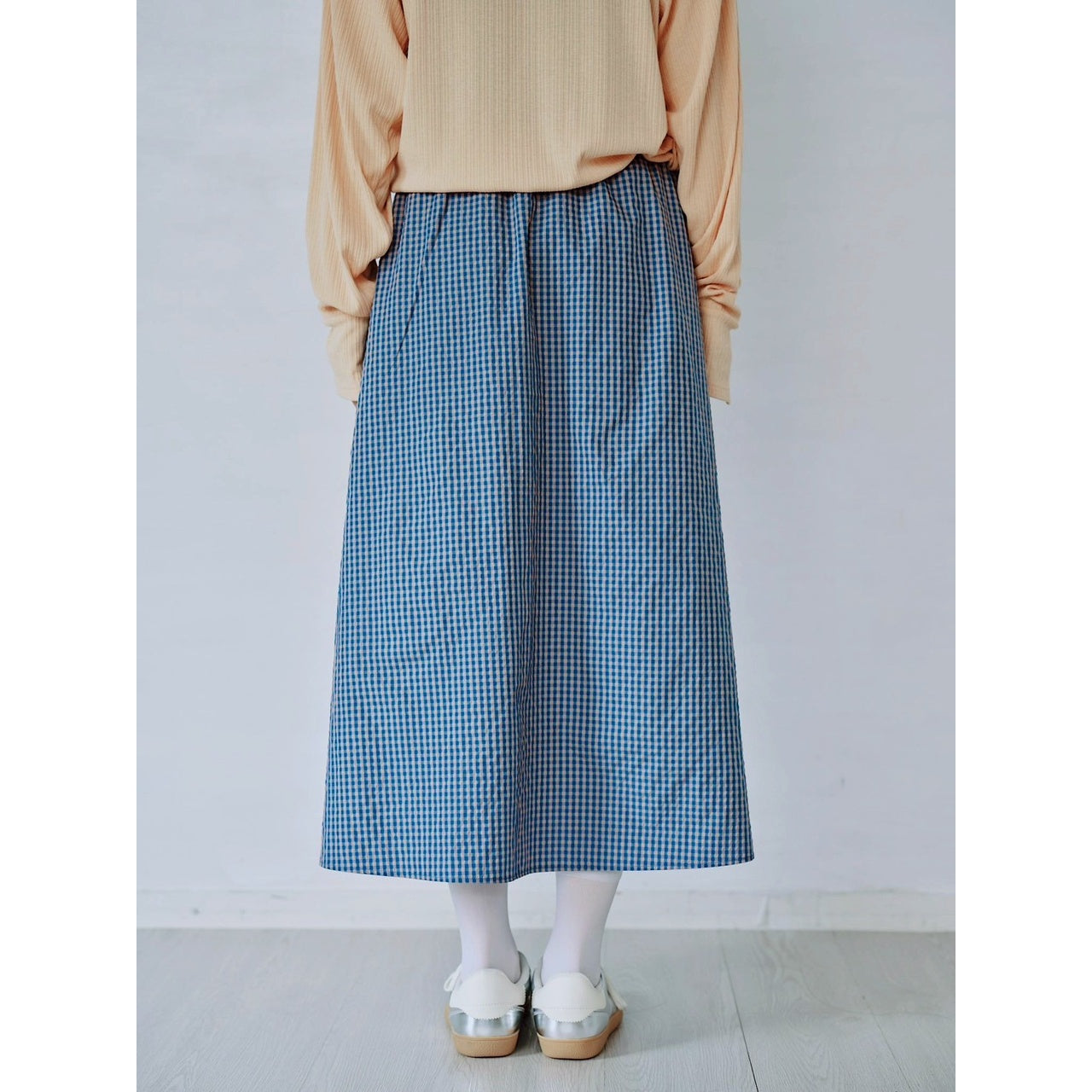 【PRE-ORDER】GINGHAM FLARE SKIRT