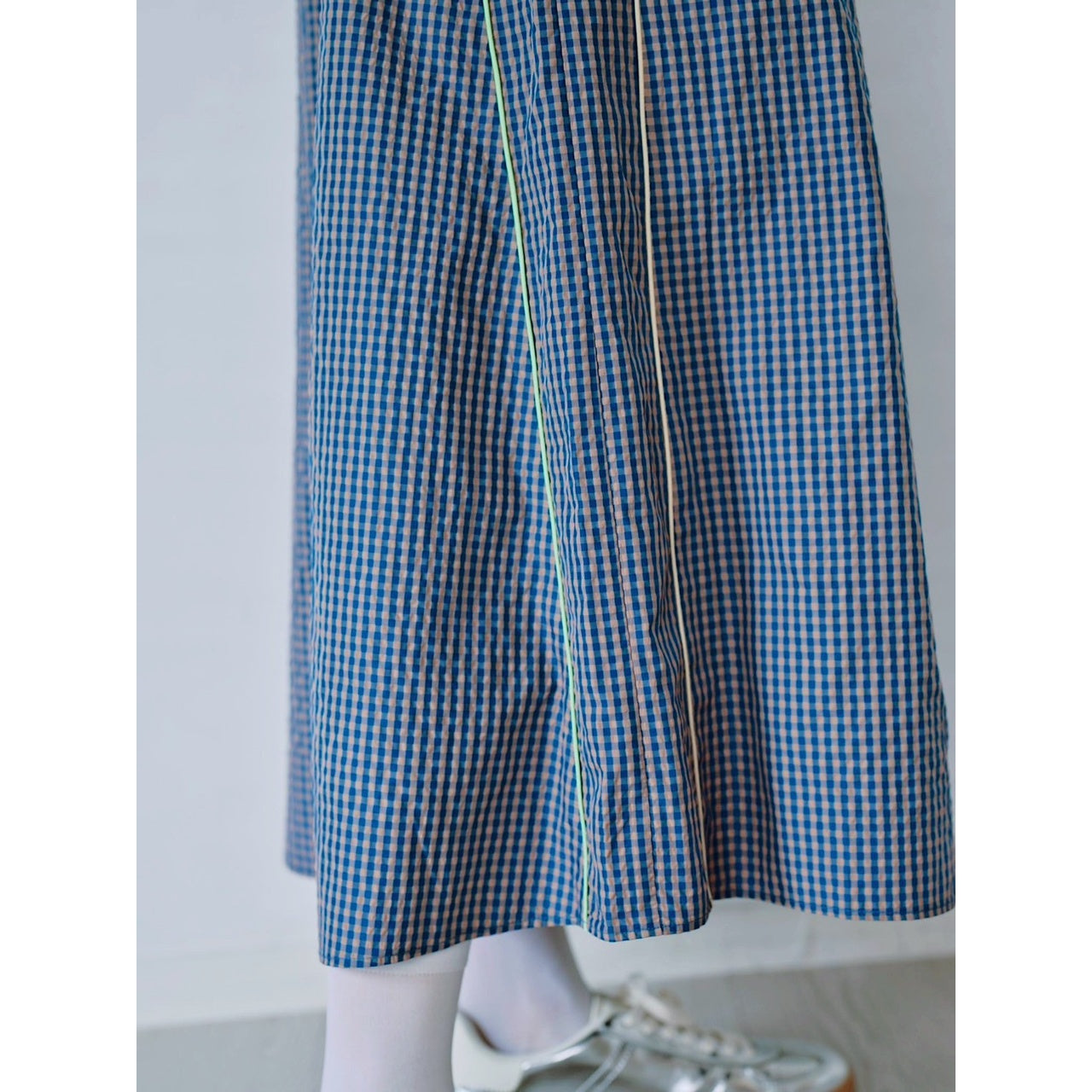 【PRE-ORDER】GINGHAM FLARE SKIRT