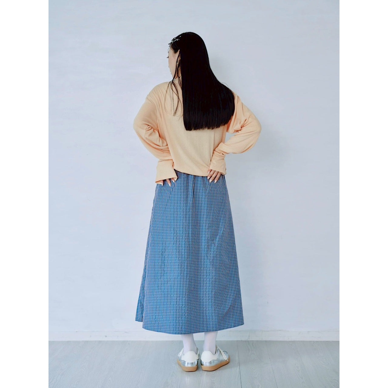 【PRE-ORDER】RIB HIGH NECK DRAWSTRING SHIRT