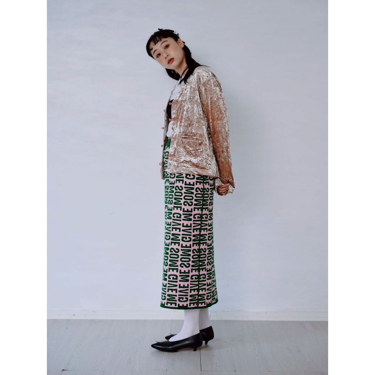 【PRE-ORDER】CRUSHED VELOUR CARDIGAN