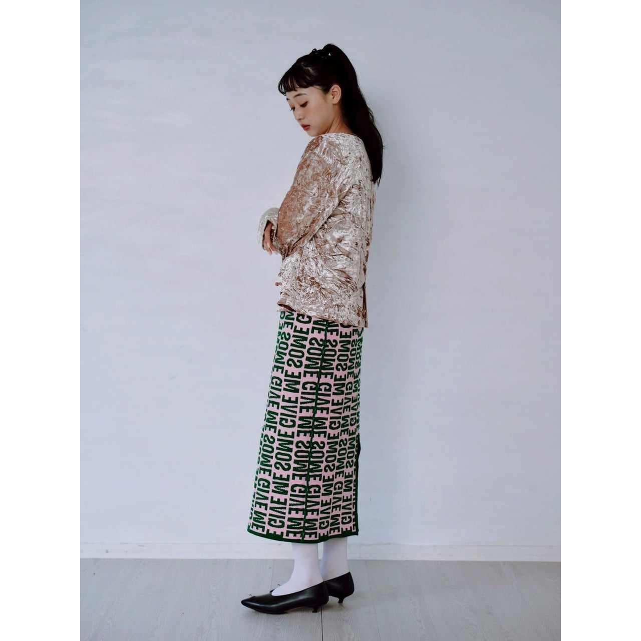【PRE-ORDER】CRUSHED VELOUR CARDIGAN