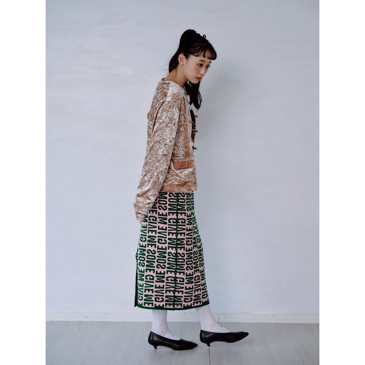 【PRE-ORDER】CRUSHED VELOUR CARDIGAN