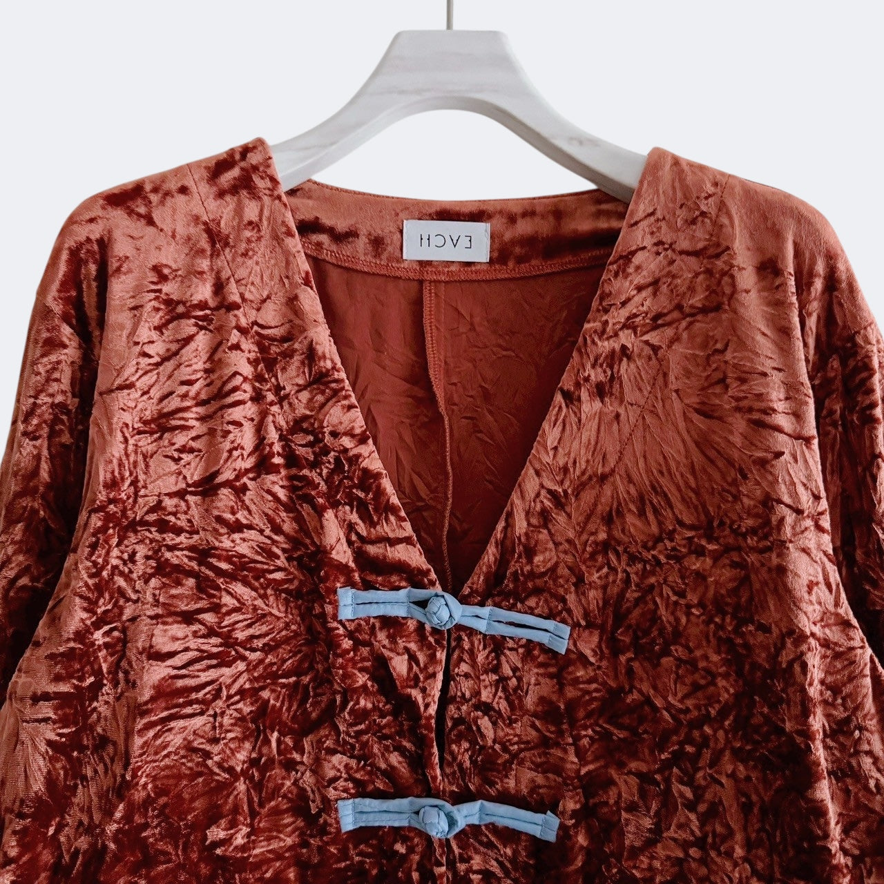 【PRE-ORDER】CRUSHED VELOUR CARDIGAN