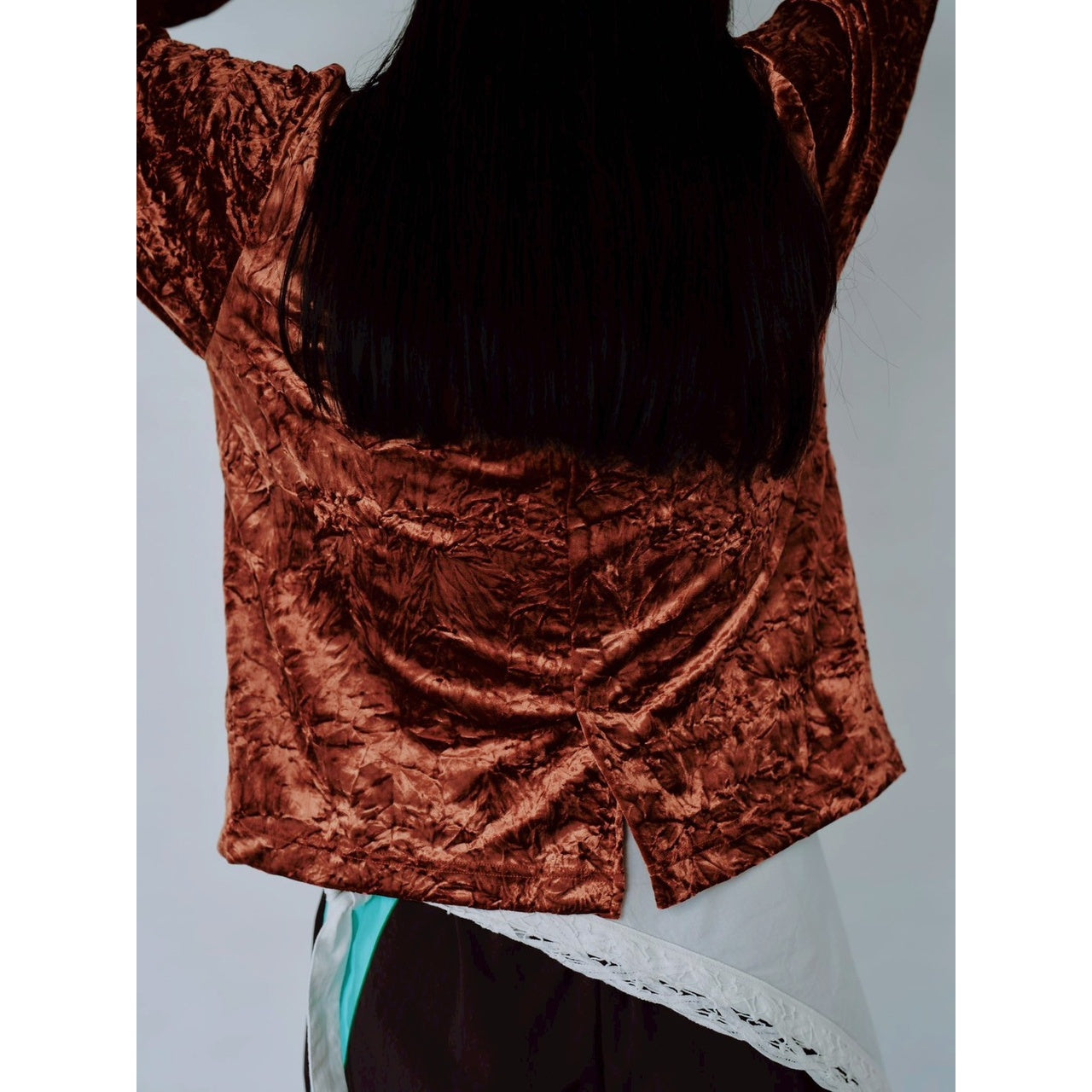 【PRE-ORDER】CRUSHED VELOUR CARDIGAN