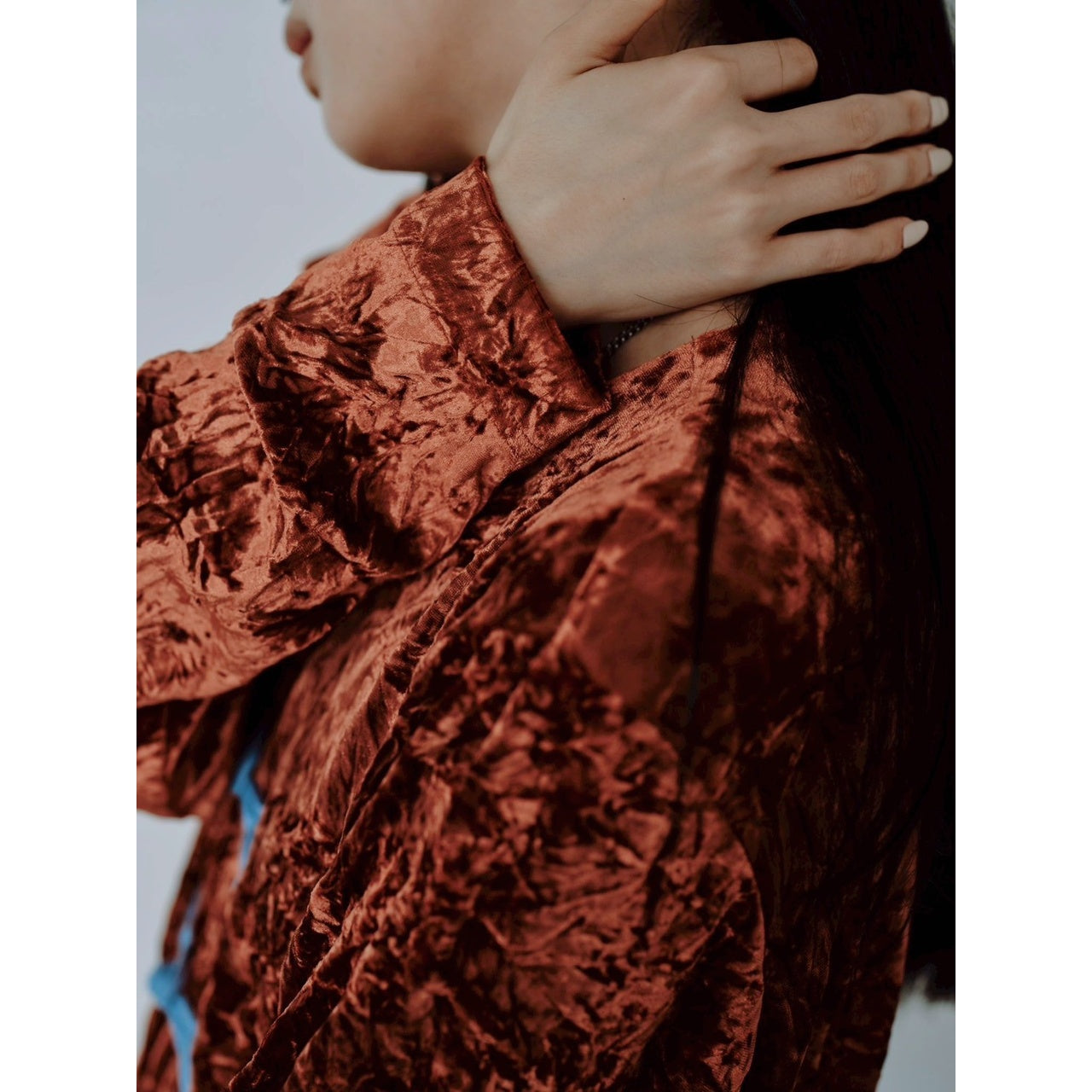 【PRE-ORDER】CRUSHED VELOUR CARDIGAN