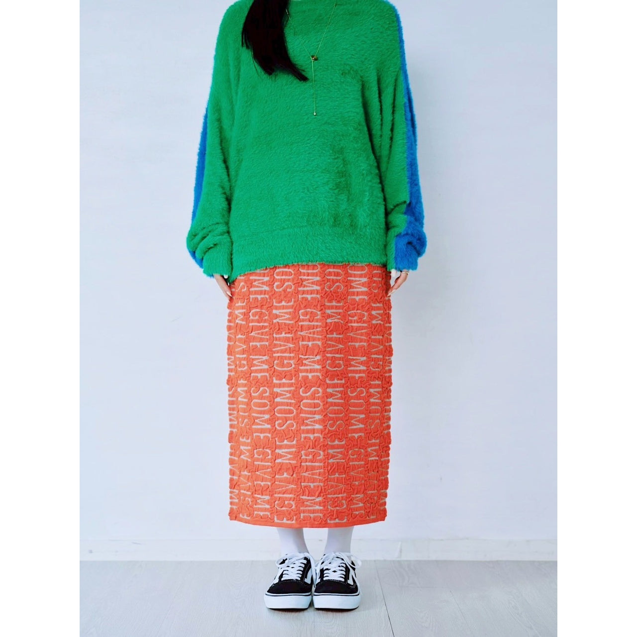 【PRE-ORDER】REVERSIBLE LOGO JACQUARD SKIRT
