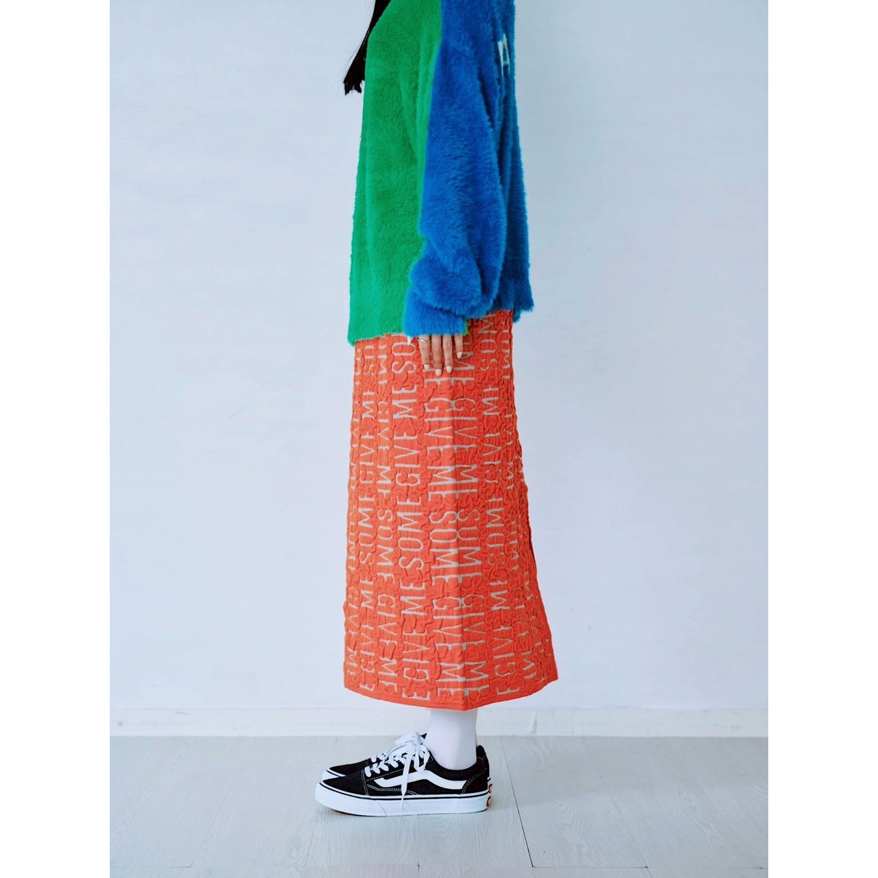 【PRE-ORDER】REVERSIBLE LOGO JACQUARD SKIRT
