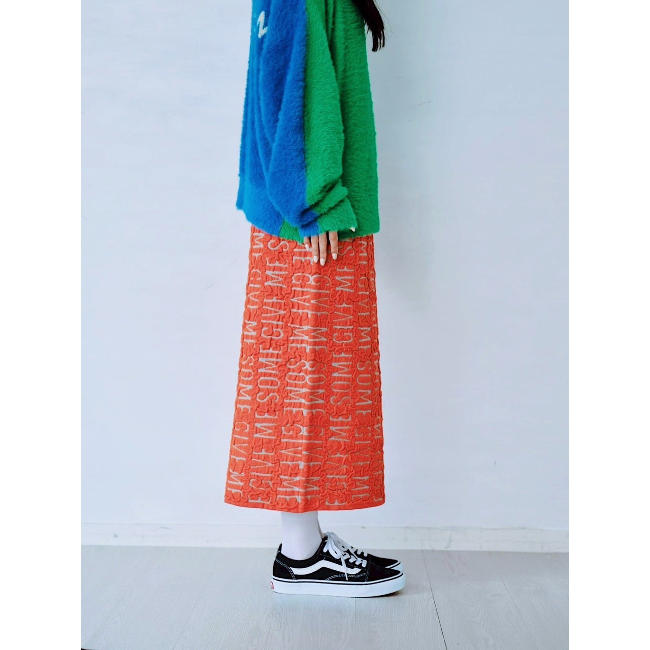 【PRE-ORDER】REVERSIBLE LOGO JACQUARD SKIRT