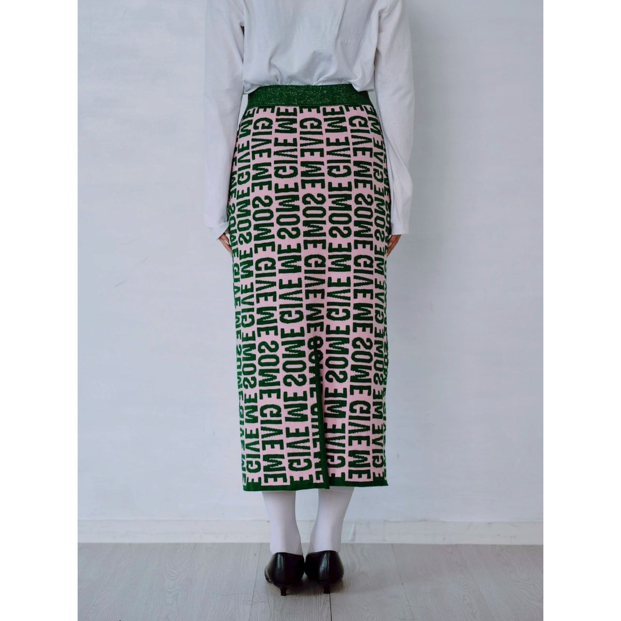 【PRE-ORDER】REVERSIBLE LOGO JACQUARD SKIRT