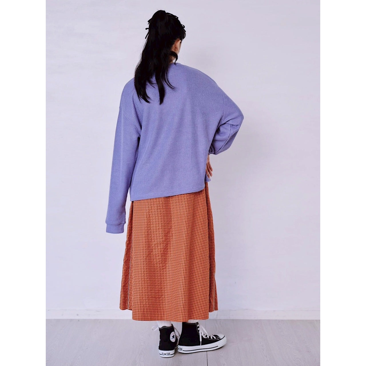 【PRE-ORDER】GINGHAM FLARE SKIRT