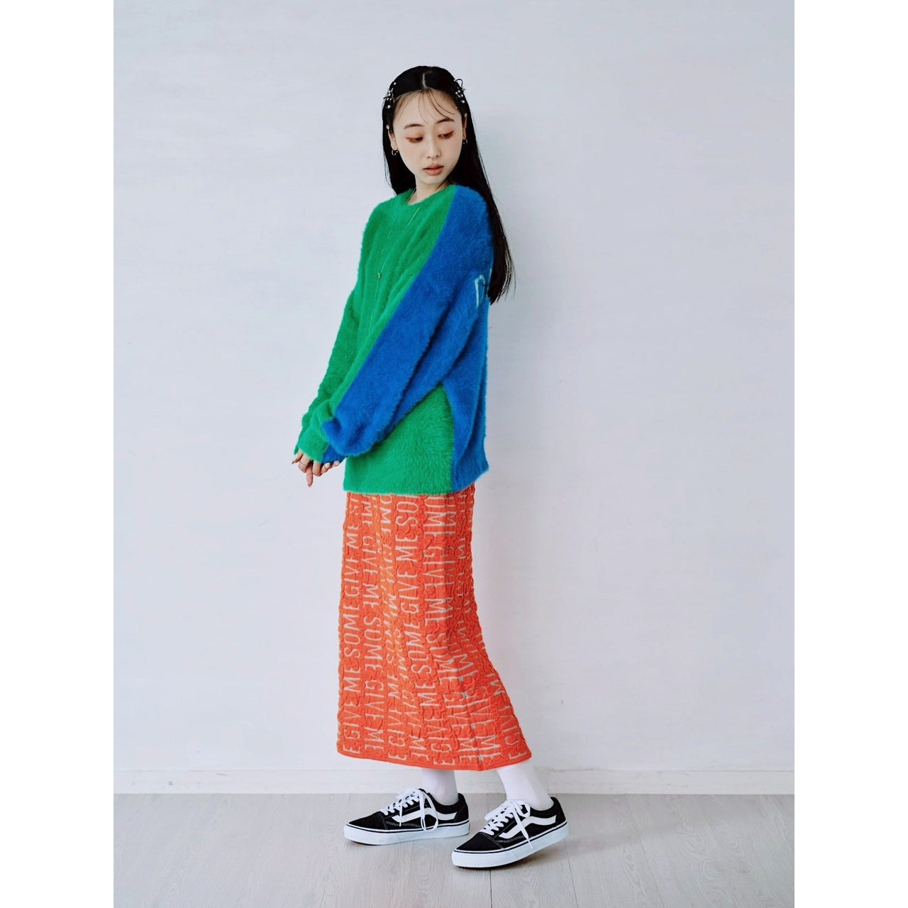 【PRE-ORDER】REVERSIBLE LOGO JACQUARD SKIRT
