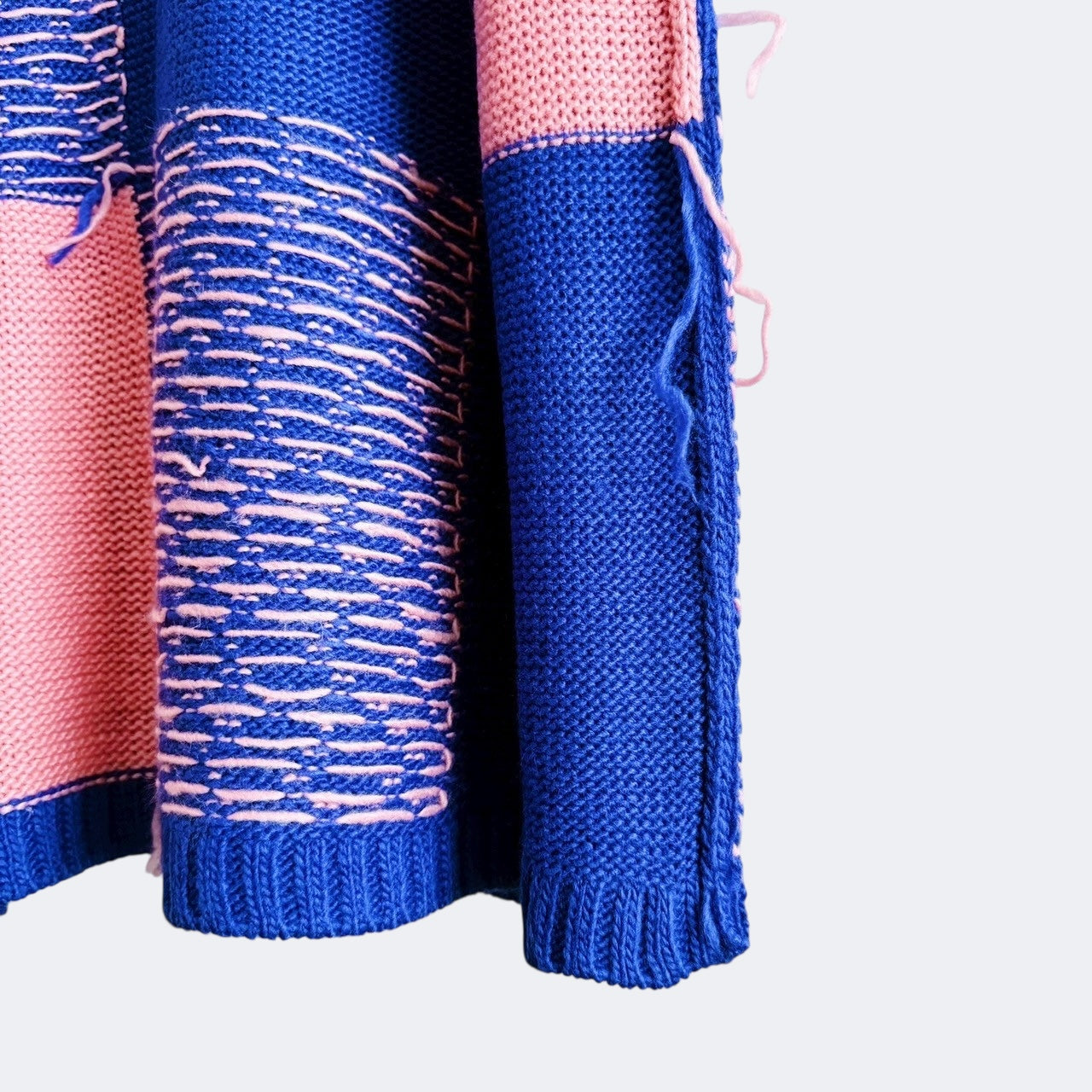 【PRE-ORDER】BLOCK CHECK KNIT DRESS