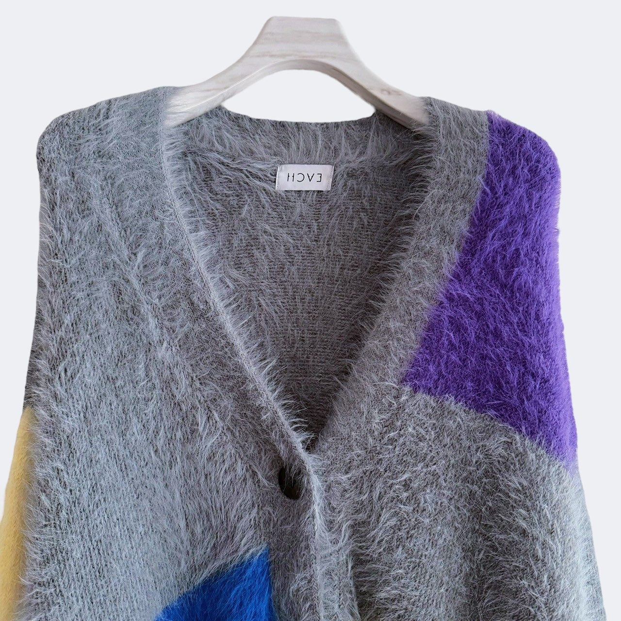 【PRE-ORDER】MULTI COLOR SHAGGY KNIT CARDIGAN