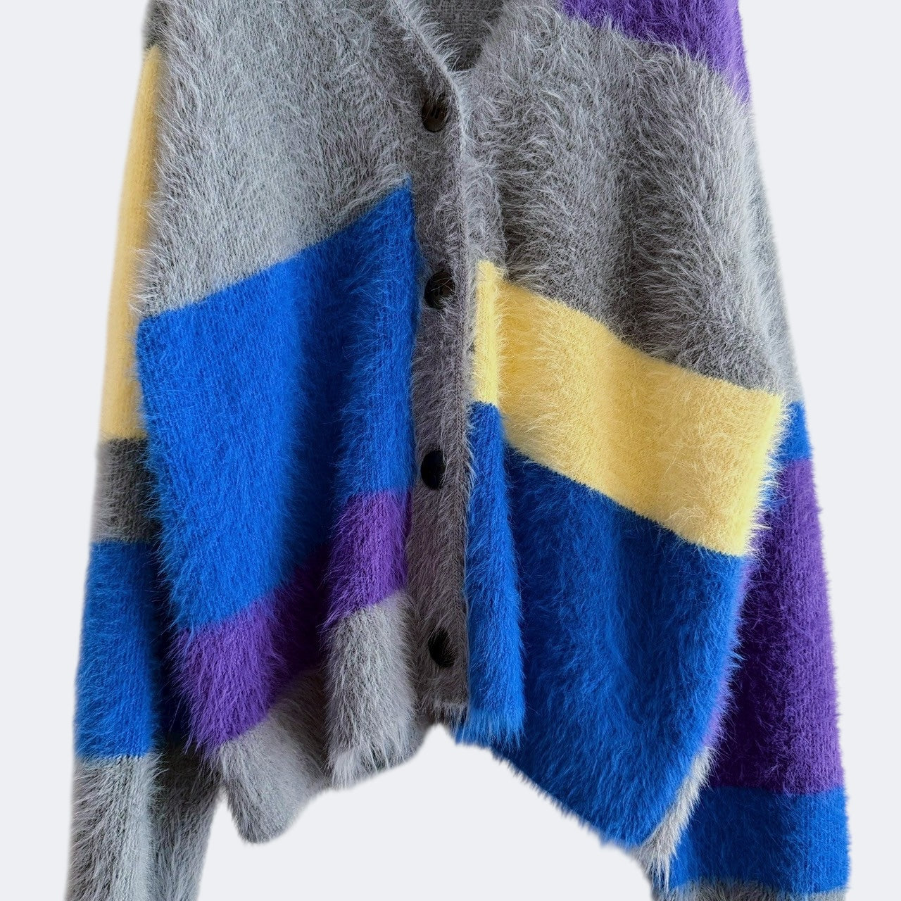 【PRE-ORDER】MULTI COLOR SHAGGY KNIT CARDIGAN