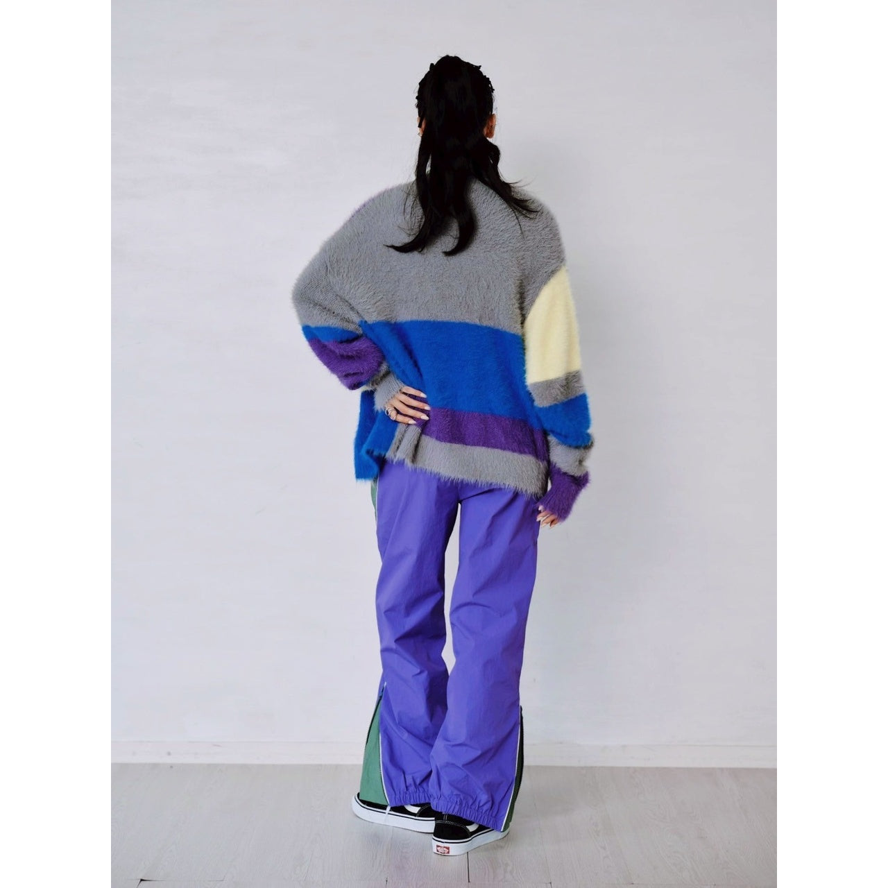 【PRE-ORDER】MULTI COLOR SHAGGY KNIT CARDIGAN