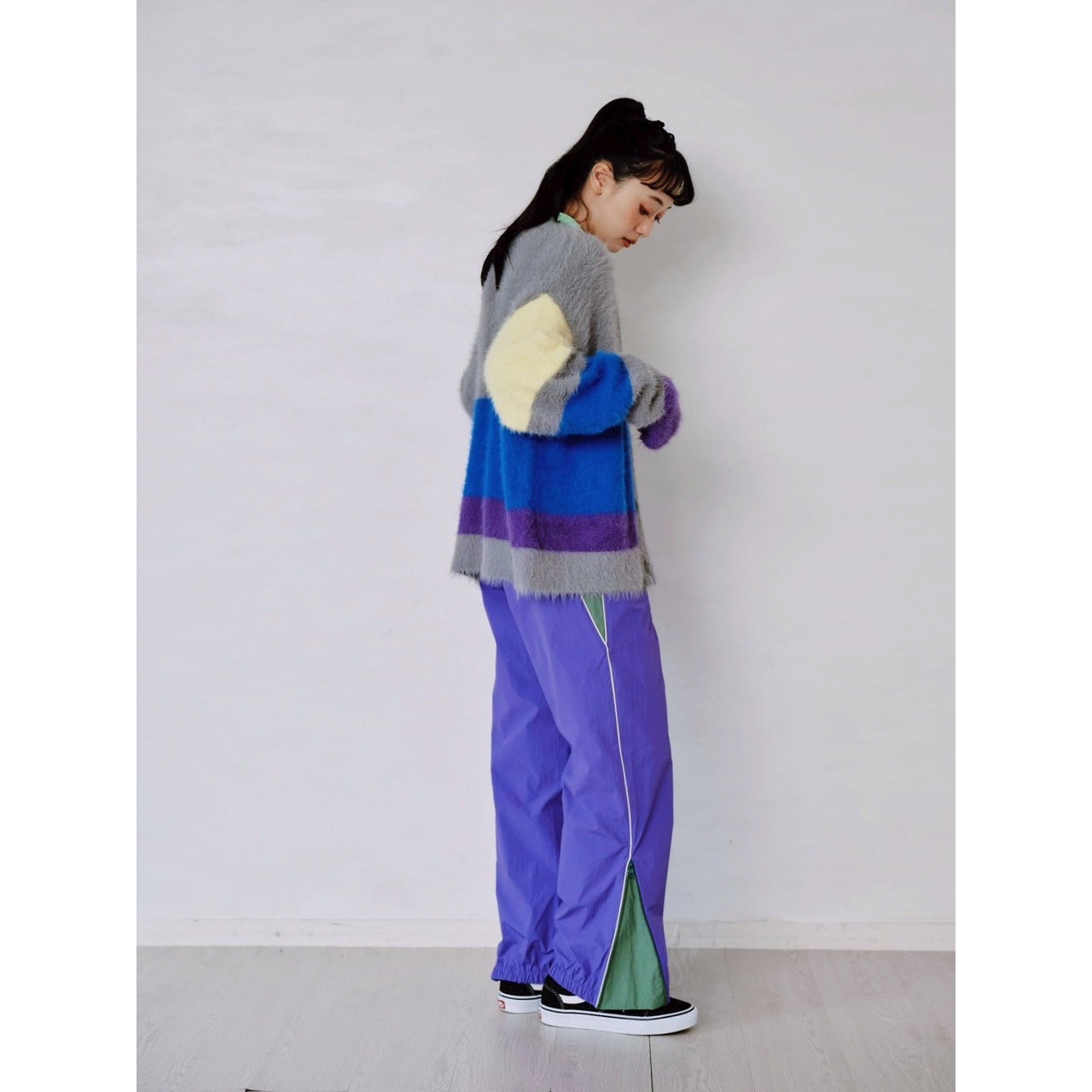 【PRE-ORDER】MULTI COLOR SHAGGY KNIT CARDIGAN