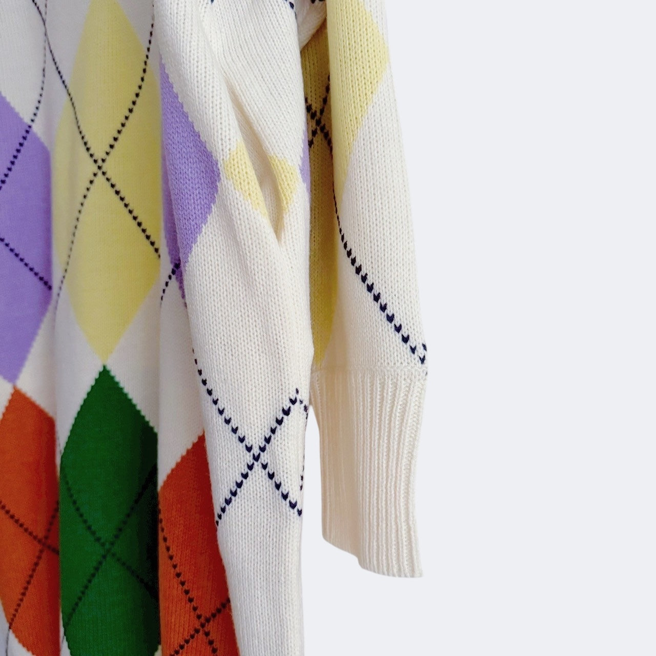 【PRE-ORDER】ARGYLE KNIT DRESS