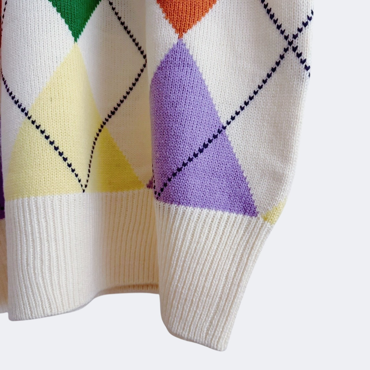 【PRE-ORDER】ARGYLE KNIT DRESS