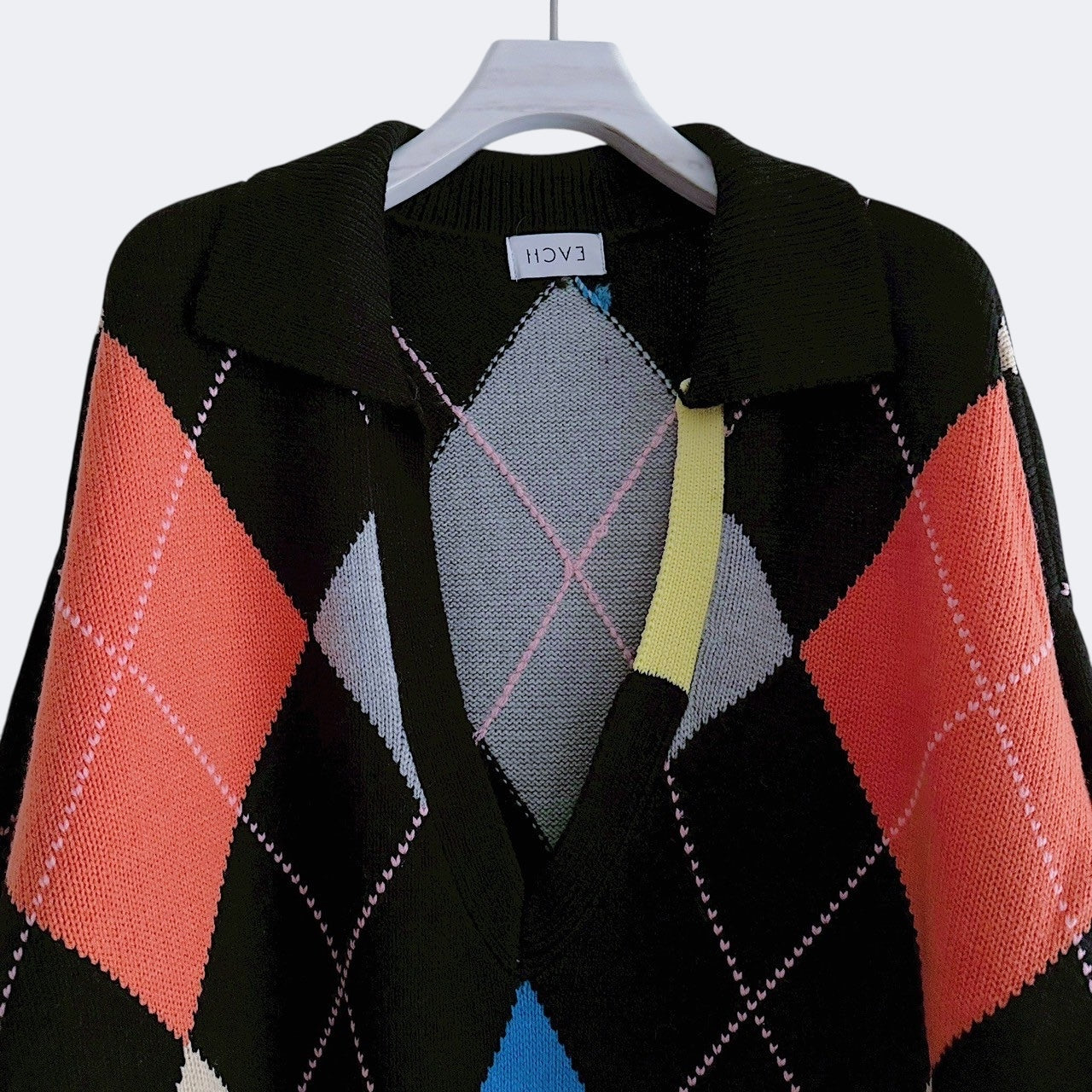 【PRE-ORDER】ARGYLE KNIT DRESS