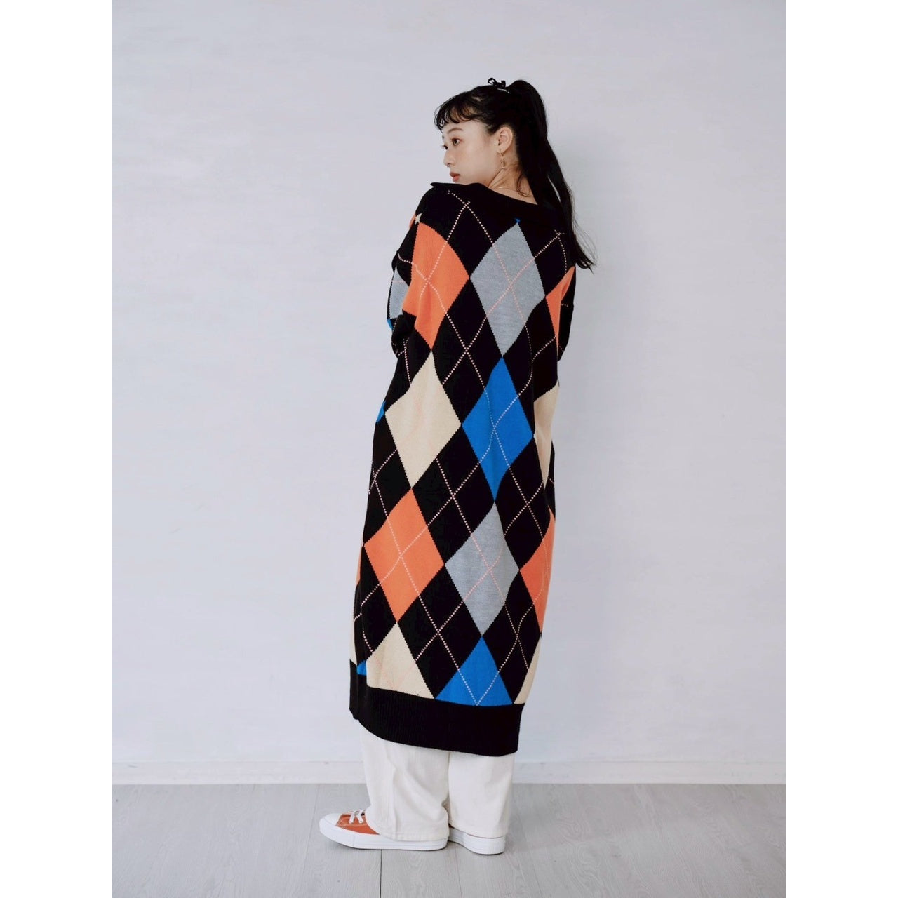 【PRE-ORDER】ARGYLE KNIT DRESS