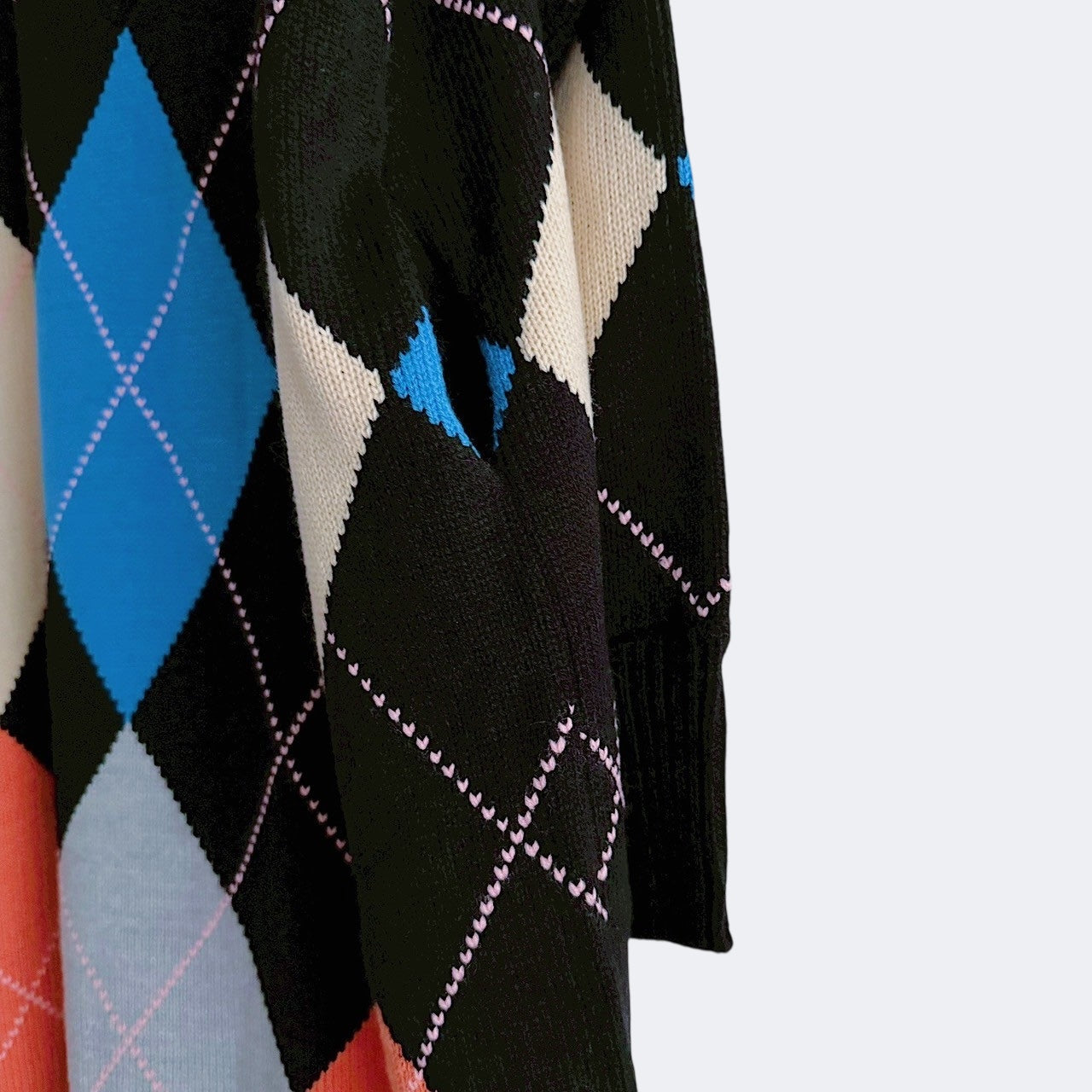 【PRE-ORDER】ARGYLE KNIT DRESS