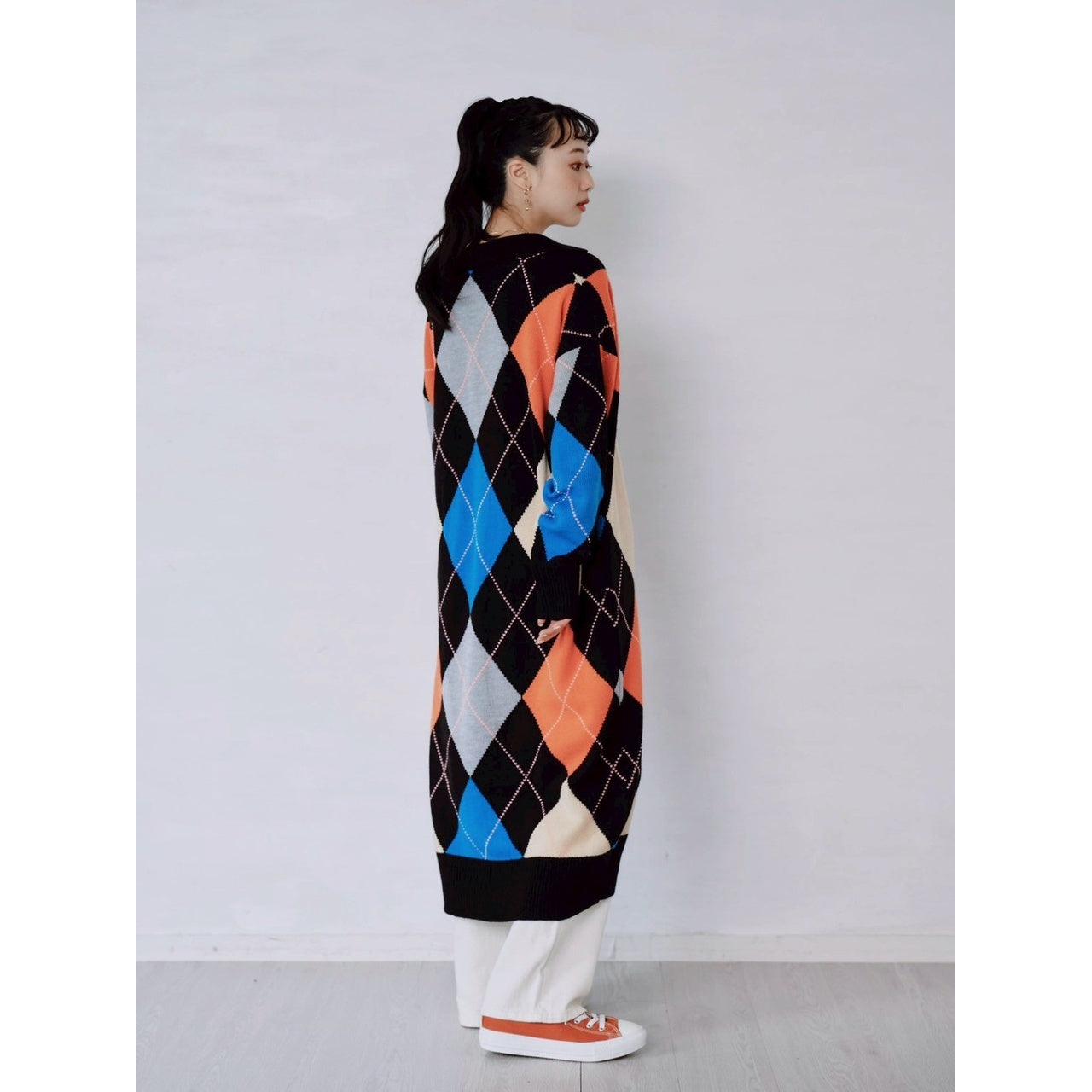 【PRE-ORDER】ARGYLE KNIT DRESS