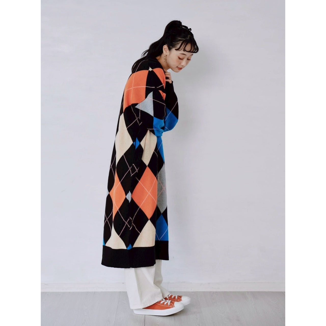 【PRE-ORDER】ARGYLE KNIT DRESS