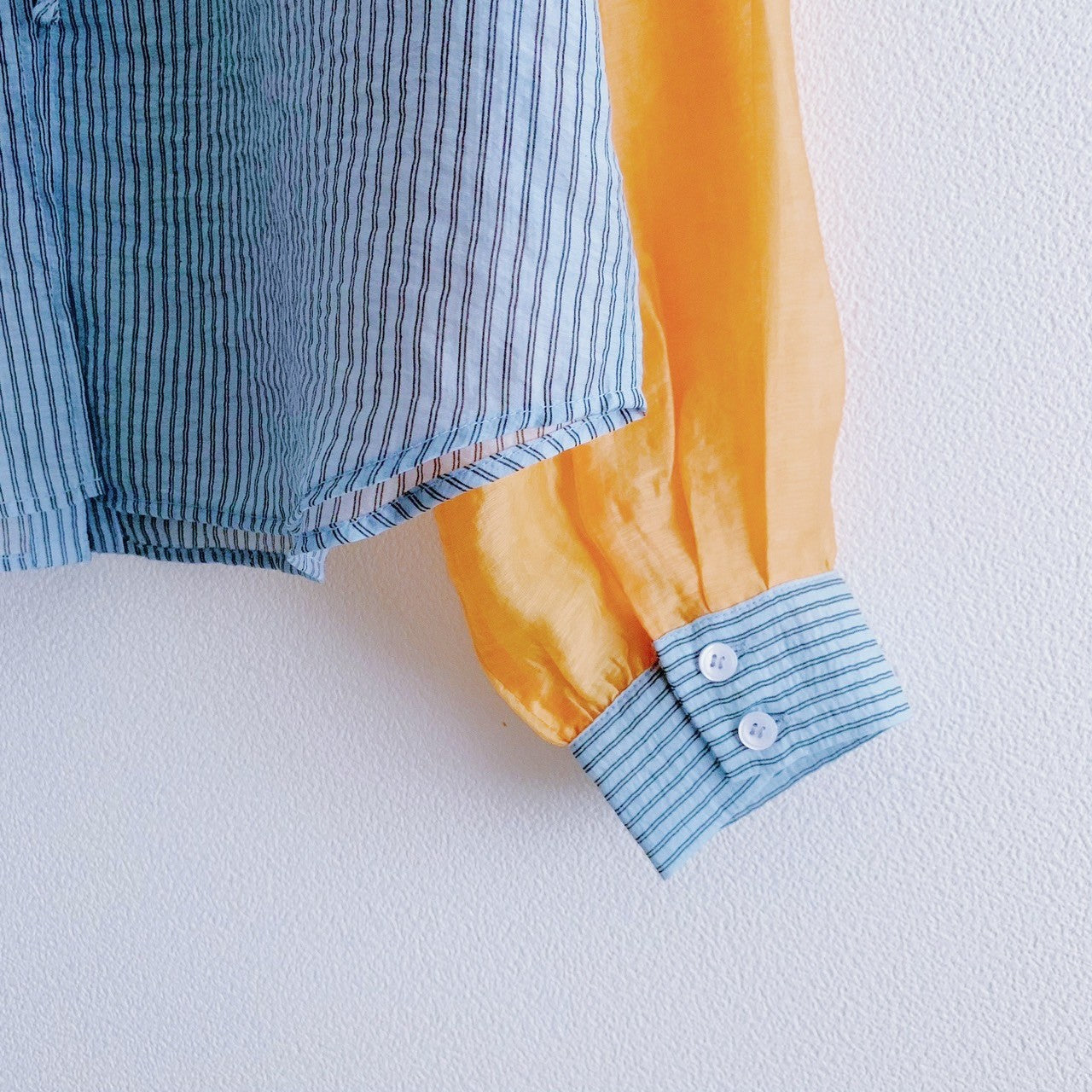 COLOR BLOCK STRIPED SHIRT