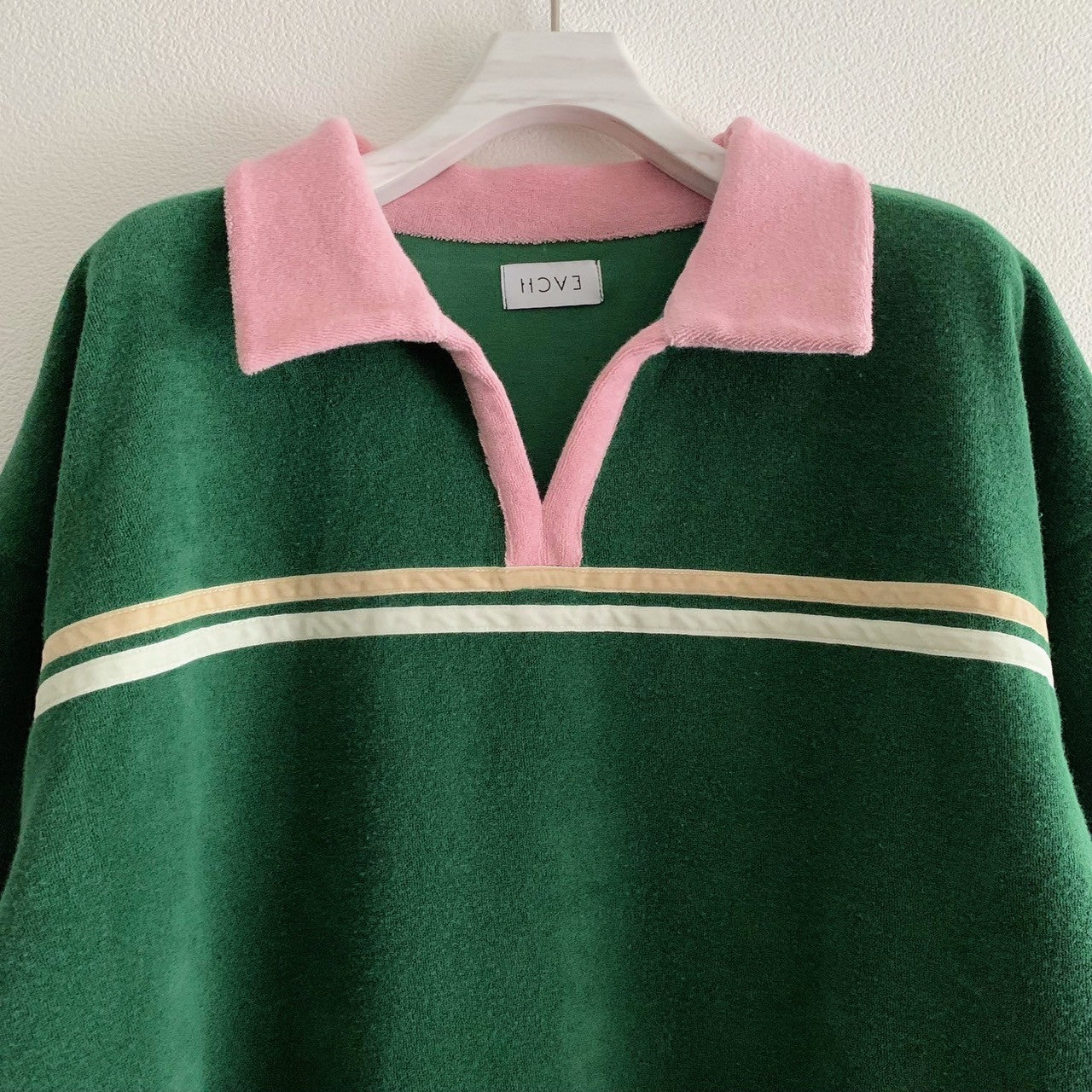 PILE FABRIC POLO SHIRT