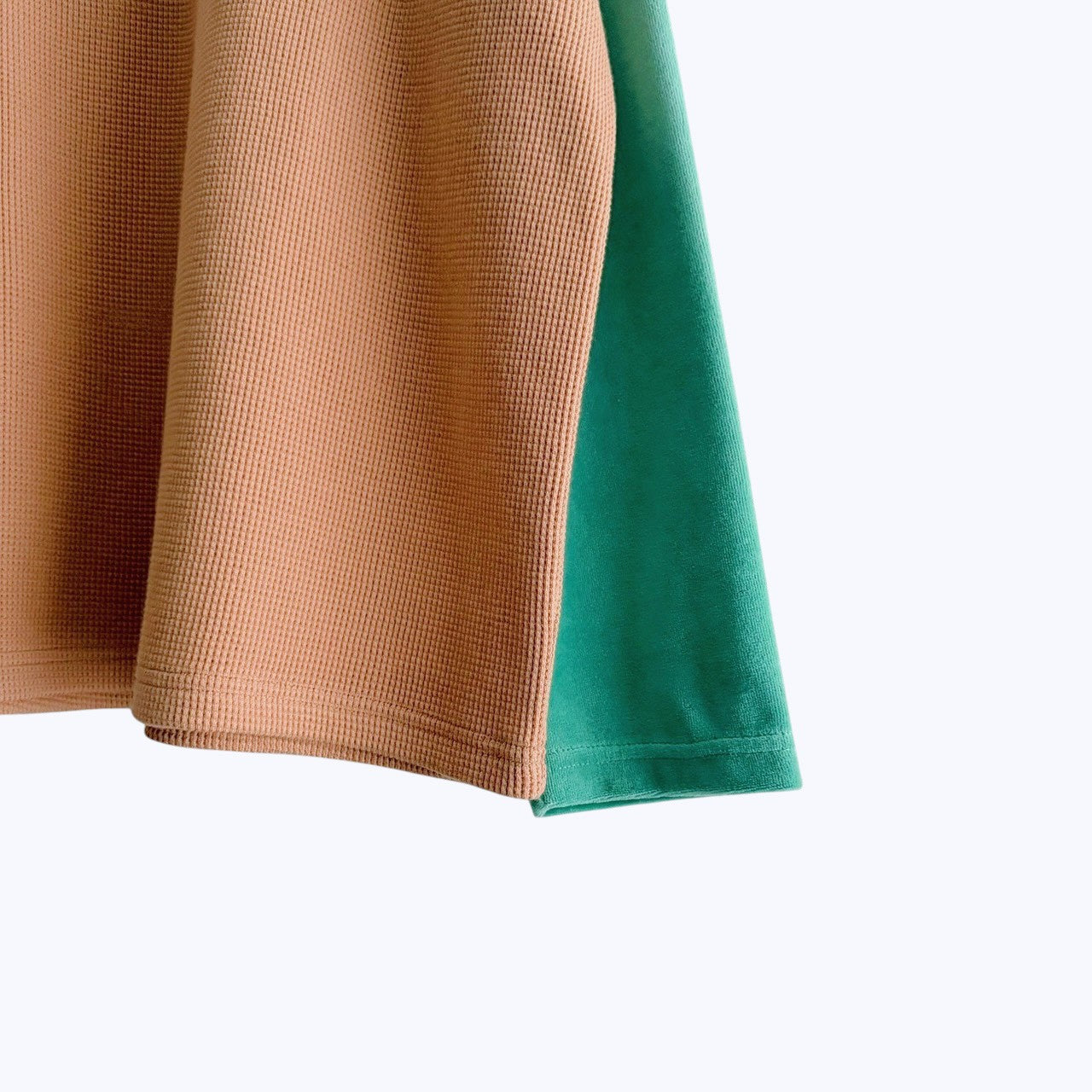 【PRE-ORDER】VELOUR WAFFLE RAGLAN TOP