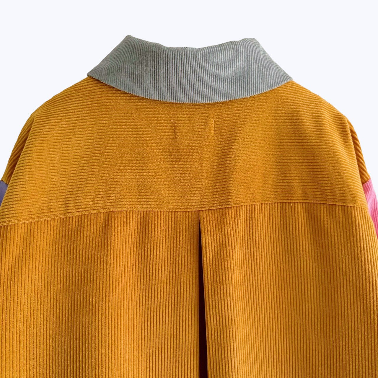 COLOR BLOCK CORDUROY SHIRT