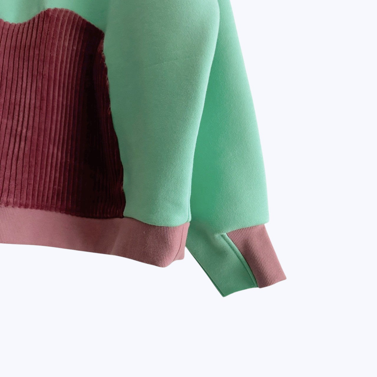 【PRE-ORDER】WAVE PANEL SWEAT TOP