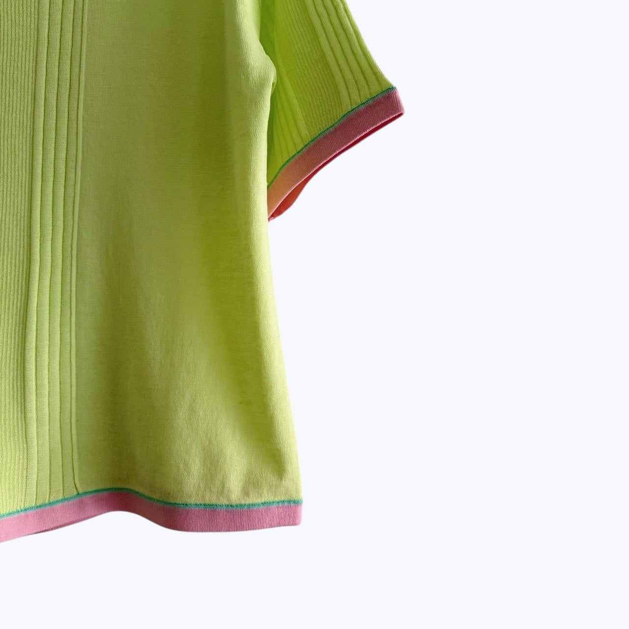 【PRE-ORDER】RANDOM RIB COLLAR KNIT PULLOVER