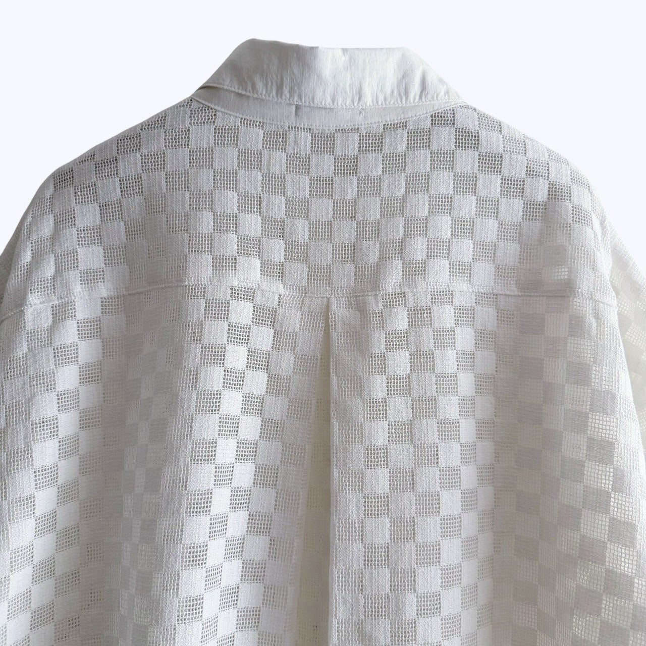 CHECK LACE SHIRT
