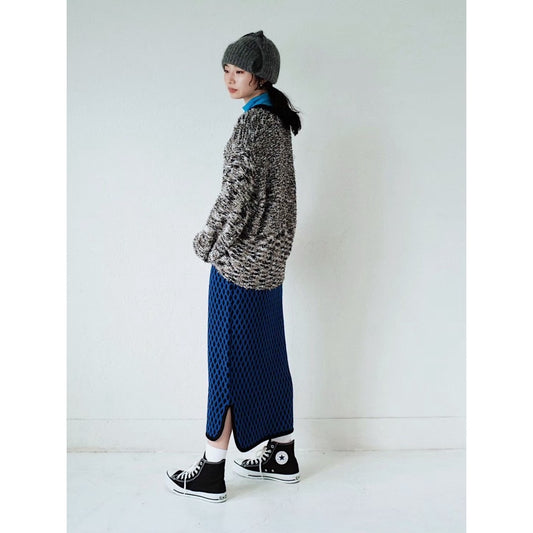JACQUARD KNIT SKIRT