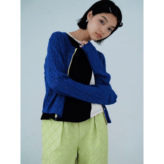 LOOP YARN CARDIGAN