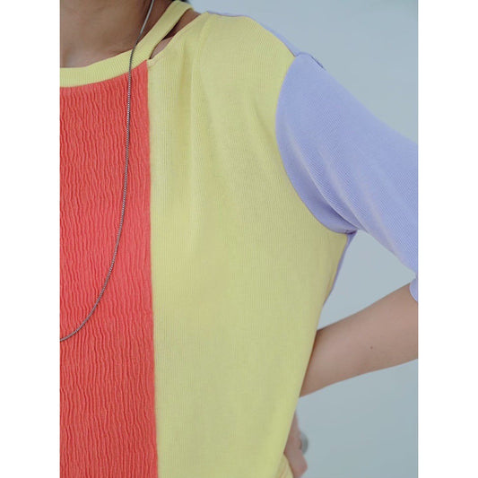 MULTI COLOR SS TOP