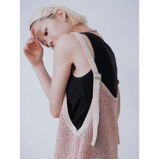 FANCY YARN CAMISOLE DRESS