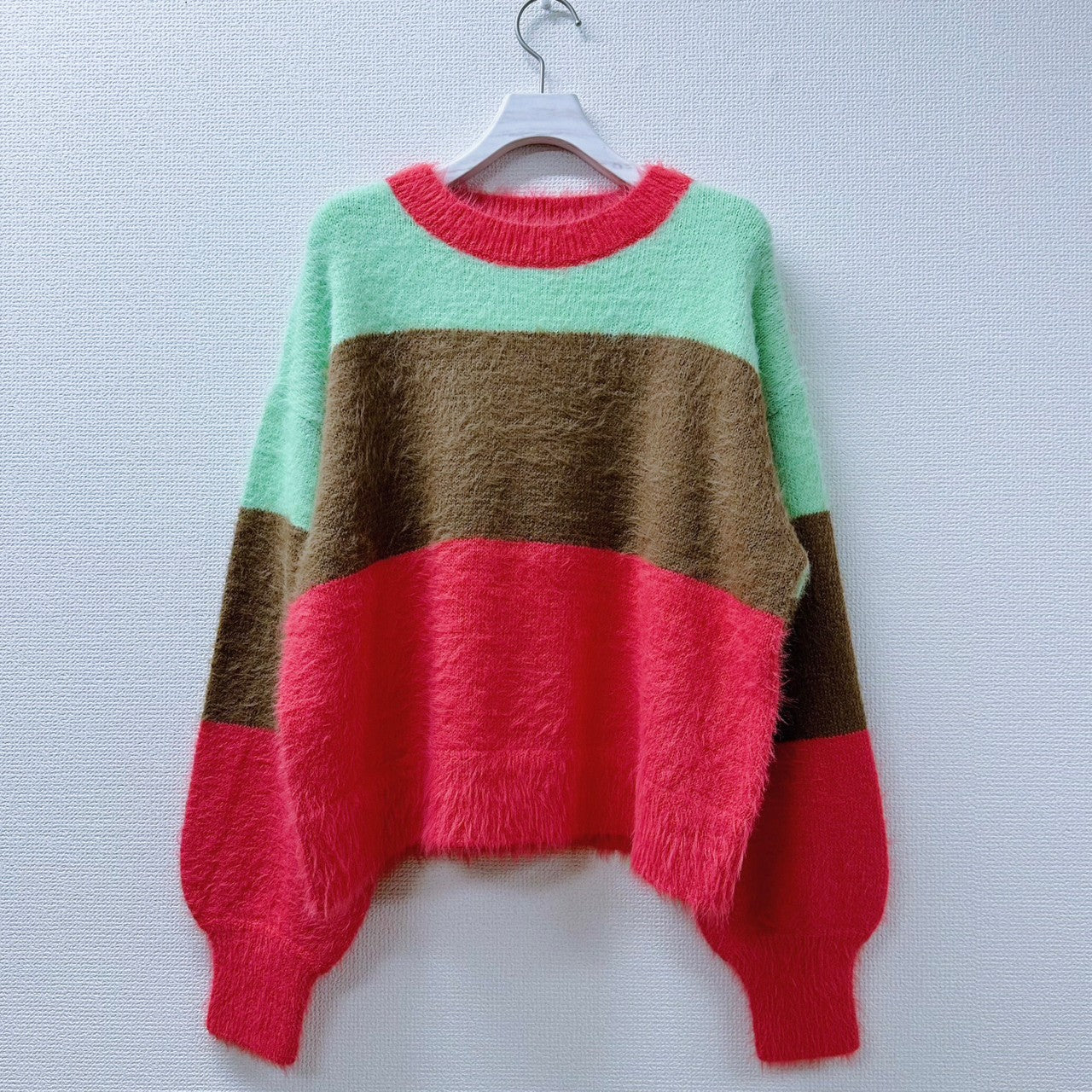 TRICOLOR KNIT TOP