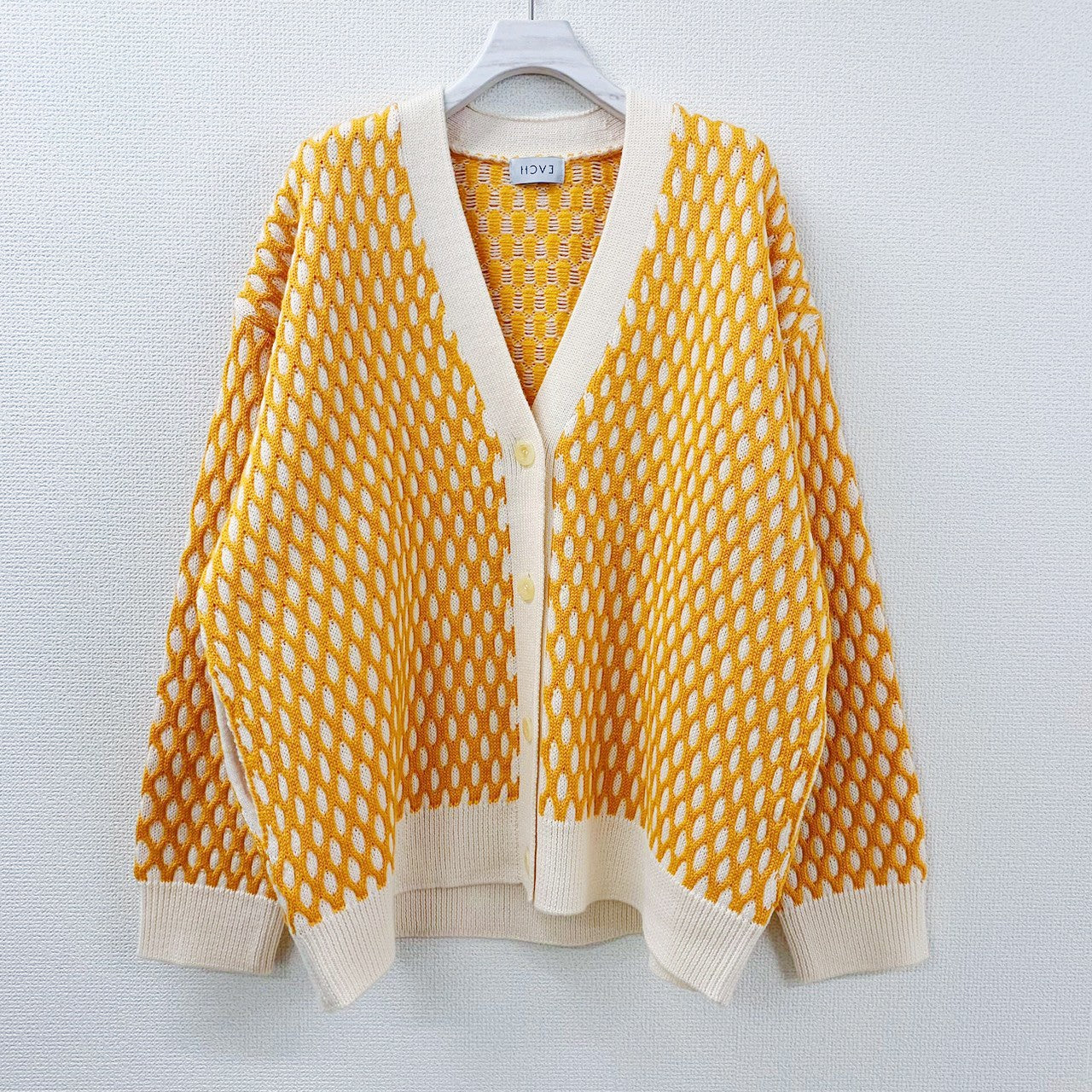 JACQUARD KNIT CARDIGAN