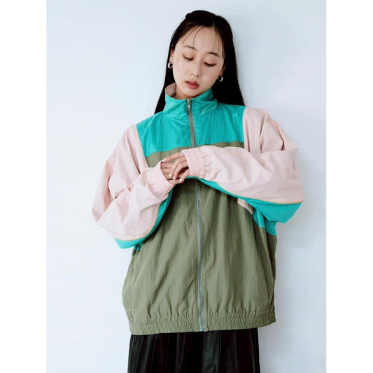 COLOR BLOCK TRACK JACKET